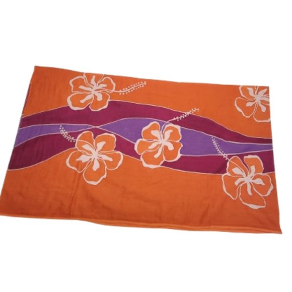 Womens Sarong Cotton Wrap, Handpainted Batik Wrapskirt Beach Pareo Beachwear-NEW - Picture 7 of 7